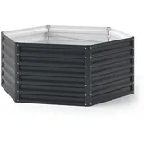 Oskar OK-Living Hochbeet Anthrazit 129 x 129 cm