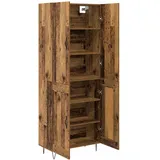vidaXL Highboard 34 x 69,5 x 180 cm Braun