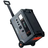 OSCAL Stromerzeuger PowerMax 3600W SE/6000W Powerstation oder PM 200W Solarpannel, 3,60 in kW, 3600Wh, LiFePO4 Solarspeicher schwarz
