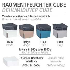 Wenko Raumentfeuchter Cube Nachfüllpack 3 x 500 g mit Orangenduft