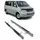 Omac Stahl Trittbretter Schwellerrohre kompatibel mit VW T5 T6 Caravelle Multivan 2003-24 Kurzer Silber