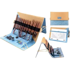 KnitPro Nadelset Deluxe Nadel, Braun
