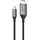 Alogic Displayport-Kabel Mini 1. -> HDMI 2.0 4K 60Hz 2 m Grau
