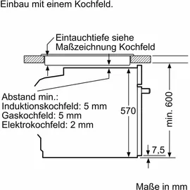 Siemens PQ521IB01 iQ500 Herd-Glaskeramik-Kochfeld-Kombination herdgesteuert, 59,4 cm breit, activeClean - automatische Selbstreinigung, cookControl30 - Automatikprogramme