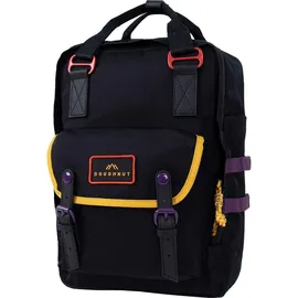 Doughnut Macaroon Happy Camper Rucksack Black One Size