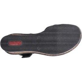 Rieker Keilsandaletten Damen Schwarz 40