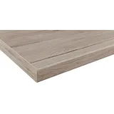 WIHO KÜCHEN Arbeitsplatte WIHO KÜCHEN "Flexi 38", braun (eiche san remo), B:230cm H:3,8cm T:60cm, Holzwerkstoff, Tischplatten, von drei Seiten ummantelt, 38 mm stark