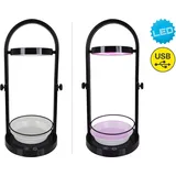 NÄVE LED Tischleuchte "Grow Light", schwarz, 1, Ø 18,2cm H: 39cm, 1 Stk., Leuchten, Wachstumsleuchte, USB-Kabel, höhenverstellbar, schwarz, LED Tischleuchte