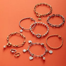 LEONARDO Armband Mathilde Clip&Mix goldfarben