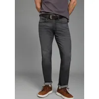 Arizona Stretch-Jeans Straight Fit Dunkelgrau Used 40/34