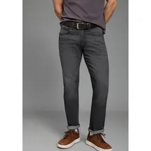 Arizona Stretch-Jeans Straight Fit Dunkelgrau Used 40/34