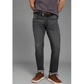 Arizona Stretch-Jeans Straight Fit Dunkelgrau Used 40/34