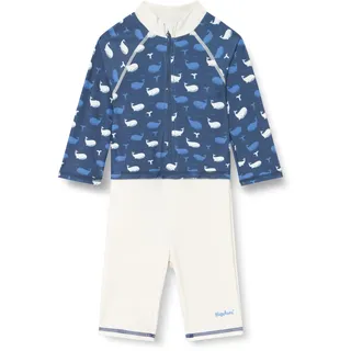 Playshoes UV-Schutz Einteiler Unisex Kinder Badeanzug Schwimmanzug Badebekleidung, Wal 62/68