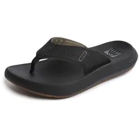 Reef Herren Swellsole Cruiser Flipflop, Black/Grey, 42 EU - 42 EU