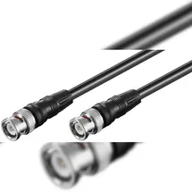 goobay BNC Verbindungskabel 3 m Schwarz