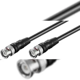 goobay BNC Verbindungskabel 3 m Schwarz