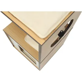 VESPER V-Box small 37 x 37 x 72,5 cm walnuss