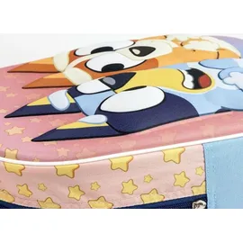 Cerdá Bluey 3D Kinder Rucksack, Rosa