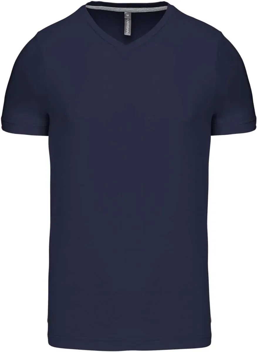 Kariban Herren V-Ausschnitt T-Shirt K357 navy M