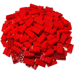 LEGO® DUPLO® 2x4 Steine Bausteine Rot - 3011 - Teile 50x