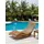 prestige home living outdoor Ergonomische Schwungliege aus Akazienholz - FSC® zertifiziert