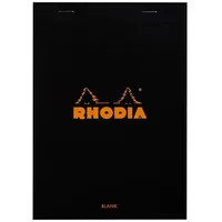 Rhodia Notizblock 160009C blanko, A5 80 g/m2, 80 Blatt, schwarz
