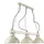 Licht-Erlebnisse Hakon 3-flg. E27 60 cm Shabby Weiß Holz