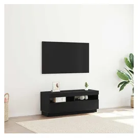 vidaXL TV-Schränk 100 x 35 x 40 cm Schwarz Holzwerkstoff