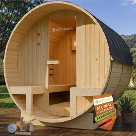 Artsauna Spitzbergen 220 inkl. 8 kW Ofen