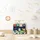 Relaxdays Kinderregal Monster Design 70 x 92,5 x 30 cm Holzwerkstoff mehrfarbig