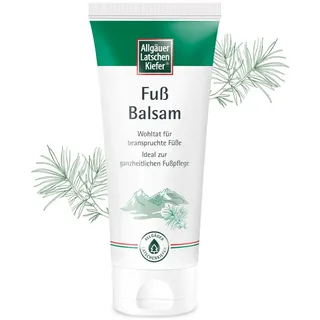 Allgäuer Latschenkiefer Fußbalsam 100 ml – Pflegecreme für beanspruchte Füße – Feuchtigkeit, Regeneration & wohltuender Kräuterduft