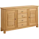 Home Affaire Sideboard »Rauna«, Kommode, B/T/H: 150/37/84 cm, beige