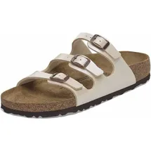 Birkenstock Damen Pantolette Florida BS beige Gr. 38 - 38 EU Schmal