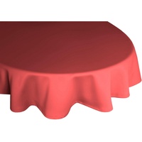 Wirth Tischdecke "NEWBURY" Tischdecken Gr. B/L: 130 cm x 190 cm, oval, rot