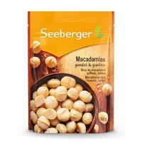 Seeberger Macadamias geröstet & gesalzen 13er Pack: Feinstens veredelte Macadamianüsse - schonend geröstet mit feiner Salznote - intensiv nussig - geschält, vegan (13 x 80 g)