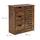 Relaxdays Badezimmerschrank 80 x 60 x 30 cm Braun