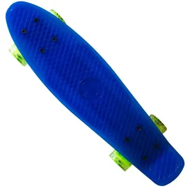 Masterline Master Skateboard Mini Longboard Skateboard - blau