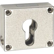 Junie Riegelkastenschloss 7445,D 25mm für Profilzylinder Met. vernickelt, oben