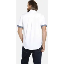 Jan Vanderstorm Kurzarmhemd Blau/Weiß 5XL