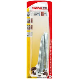 Fischer Fensterrahmenschraube 7,5 x 112 mm Dübel 6 Stück