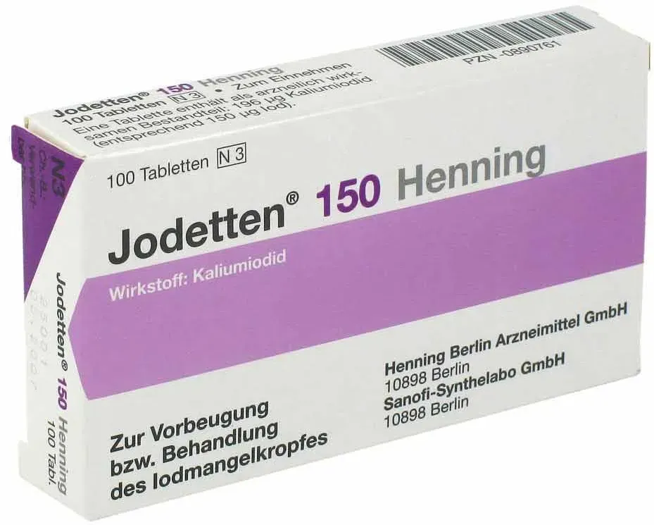 Jodetten 150 Henning 150 Mikrogramm