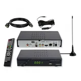 SetOne SET-ONE EasyOne 740 DVB-T2 Receiver, HDMI Kabel, Antenne