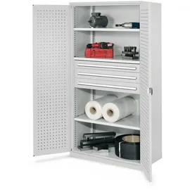 Kappes Schwerlastschrank Stahl 1.950 x 1.000 x 600 mm lichtgrau