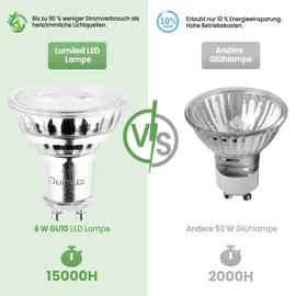 Lumiled LED Lampe 10x GU10 6 W 4000 K Neutralweiß
