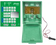 Plum beheizbare Augenspülstation in Wandbox, leer 4672 , 1 Wandbox ohne Befüllung