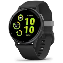 Garmin vívoactive 5 - Schwarz - intelligente Uhr mit Band - Silikon - Handgelenk