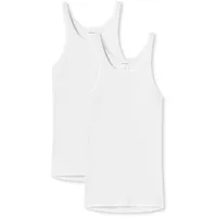 SCHIESSER Unterhemd 2er Pack - Original Doppelripp, im