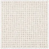 myfelt Filzkugel Stuhlkissen 36 x 36 cm Weiß