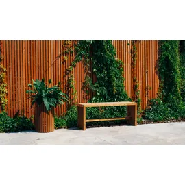 Andrewex Sichtschutzzaun-Element Quadra 90 cm x 180 cm Natur Lackiert