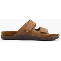 Leder Komfort Slipper - Herren - braun